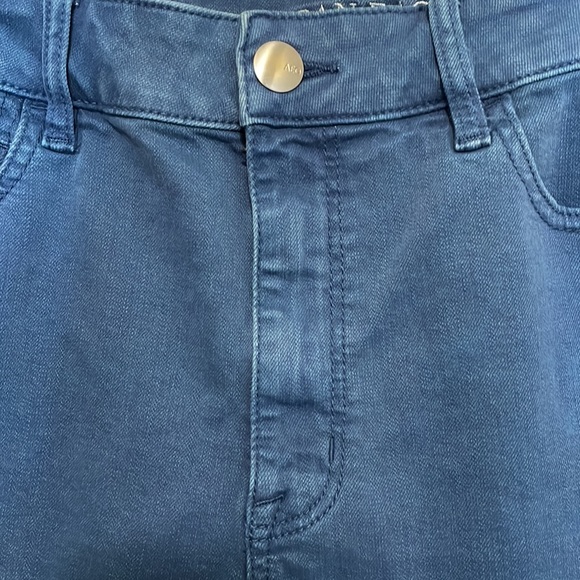 American Eagle Blue Hi-Rise Shortie Shorts - Picture 3 of 9
